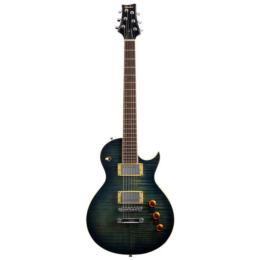 CHITARRA ELETTRICA STENTON  LES PAUL GREY BURST
