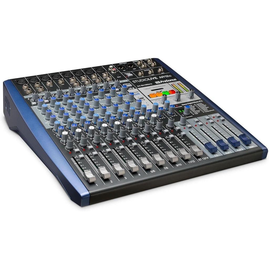 PRESONUS StudioLive AR12c Analog-Digital Mixer/Audio Interface 12 Channels