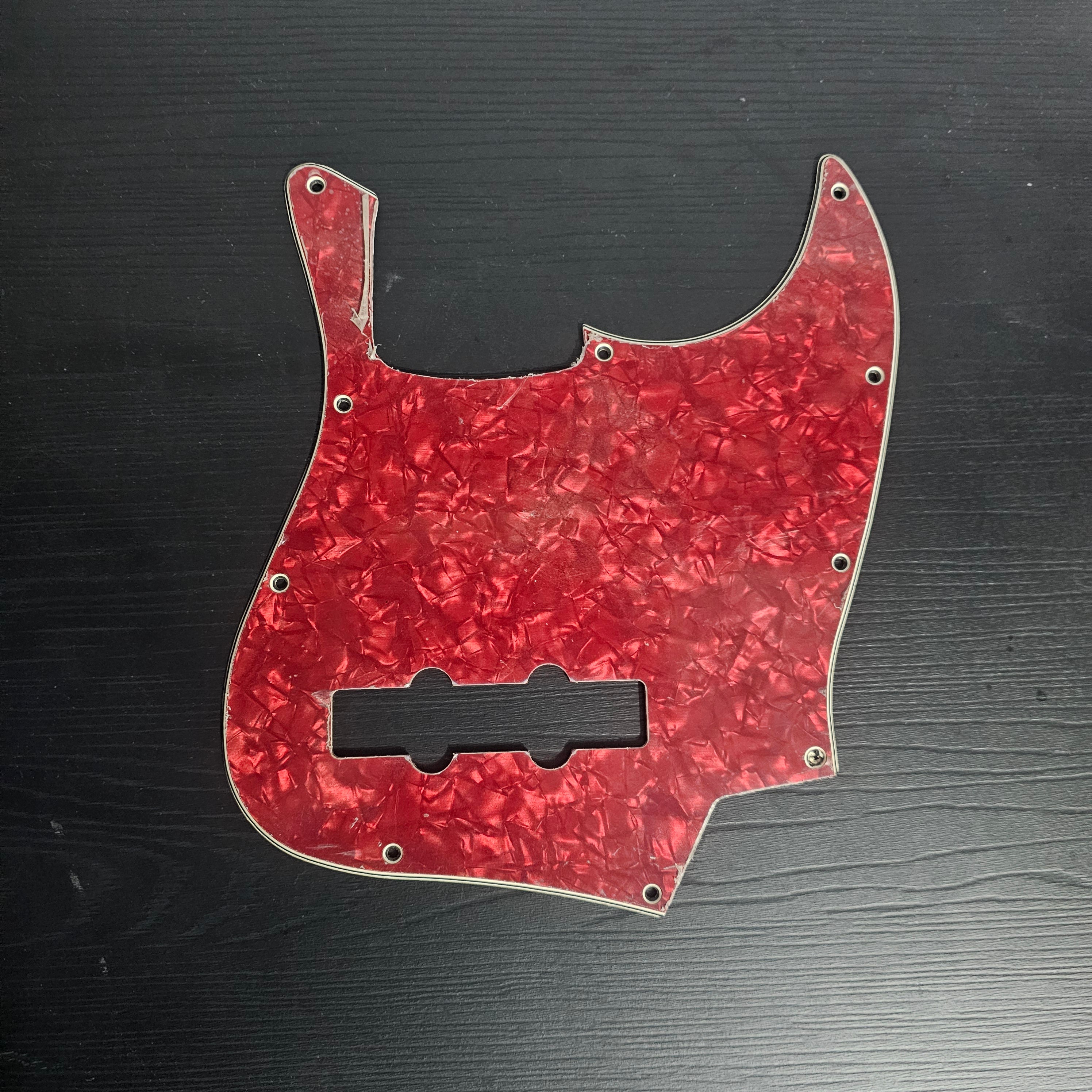 JAZZ BASS TYPE ELECTRIC BASS PICKGUARD 3-PLY TORTOISESHELL