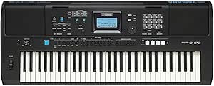 Yamaha PSR-E473 Keyboard - 61 Touch-Sensitive Keys with Stand