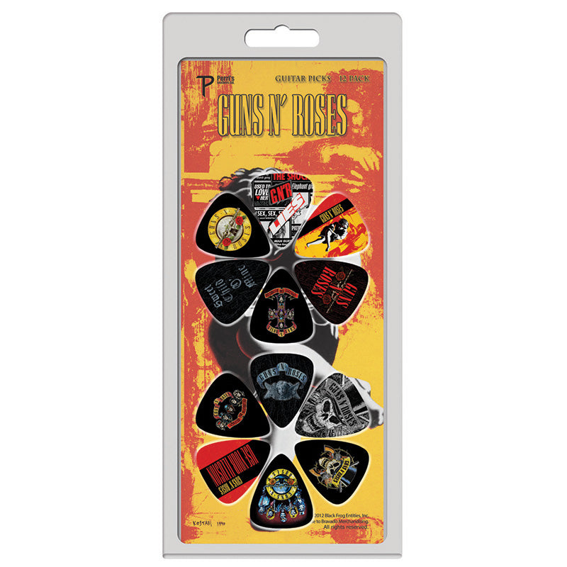 PLECTRUMS Guns N' Roses pack of 12 pcs