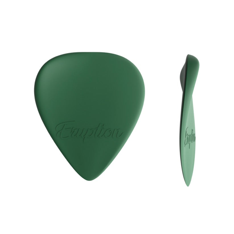 Electric Guitar Pick - Eruption nylon mint green 0.6 mm.
