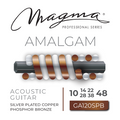 Corde acustiche Magma 10-48 AMALGAM RAME PLACCATO ARGENTO BRONZO FOSFOROSO (Copia)