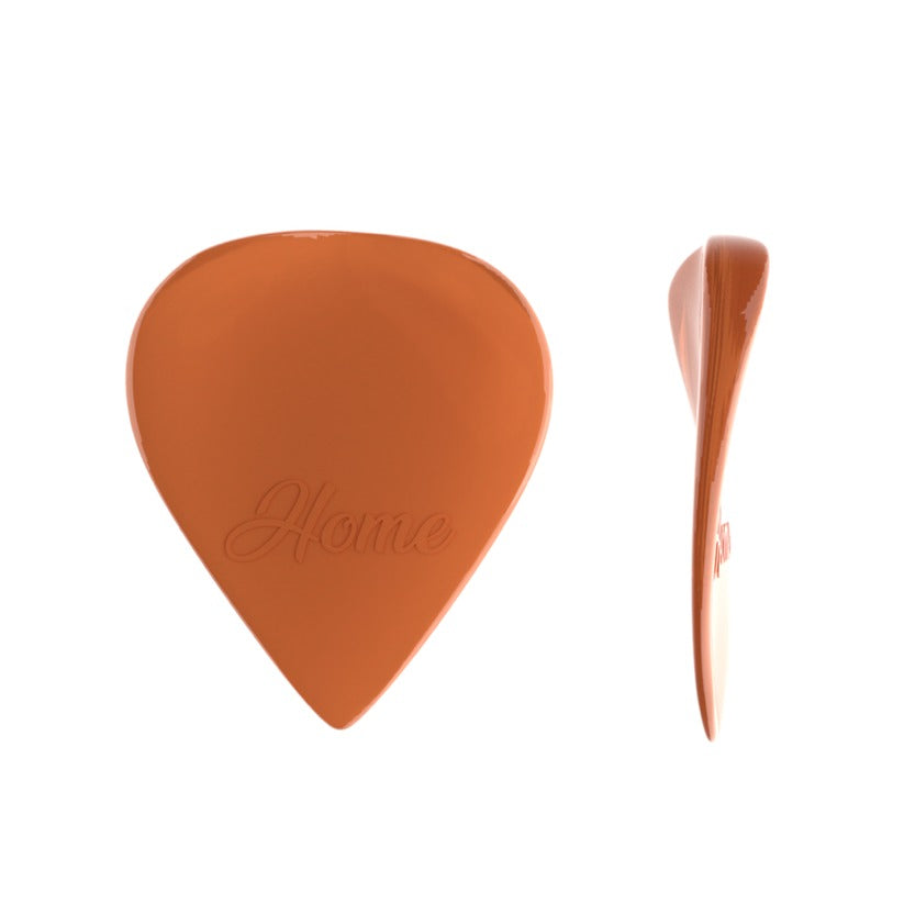 Electric Guitar Pick - Orange semi-transparent 1.2 mm home.