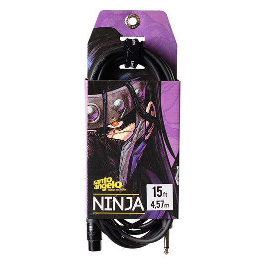 Cavo Microfonico Serie Ninja - XLR F - Jack