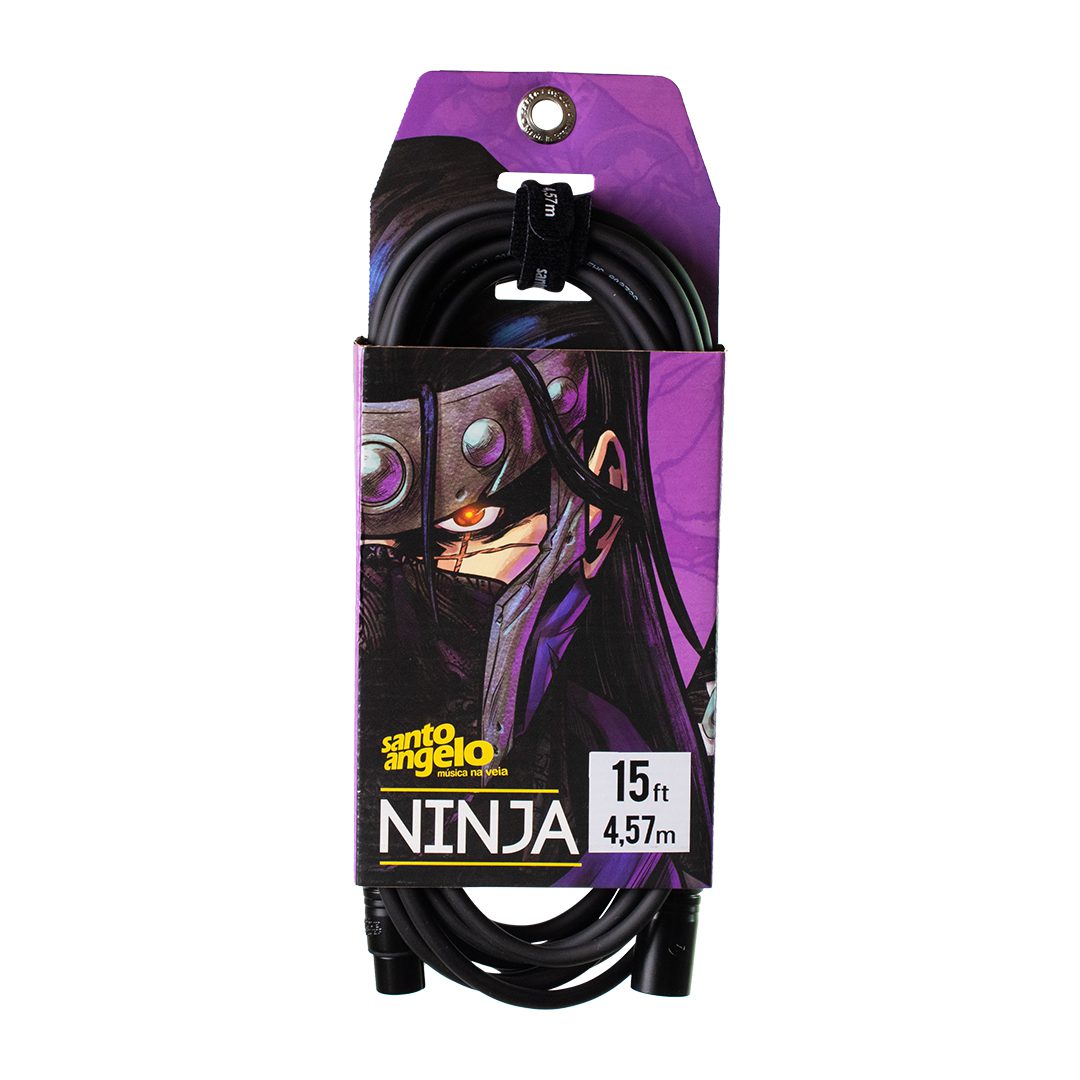 Cavo Microfonico LW Serie Ninja - XLR F - XLR M