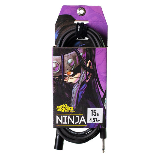 Cavo Microfonico LW Serie Ninja - Jack - XLR M
