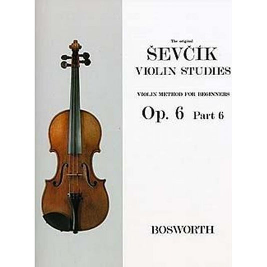 VIOLIN METHOD FOR BEGINNERS OP. 6 PART 6 - OTAKAR SEVCIK - VIOLINO