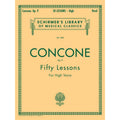 CONCONE 50 Lessons, Op.9 for High Voice