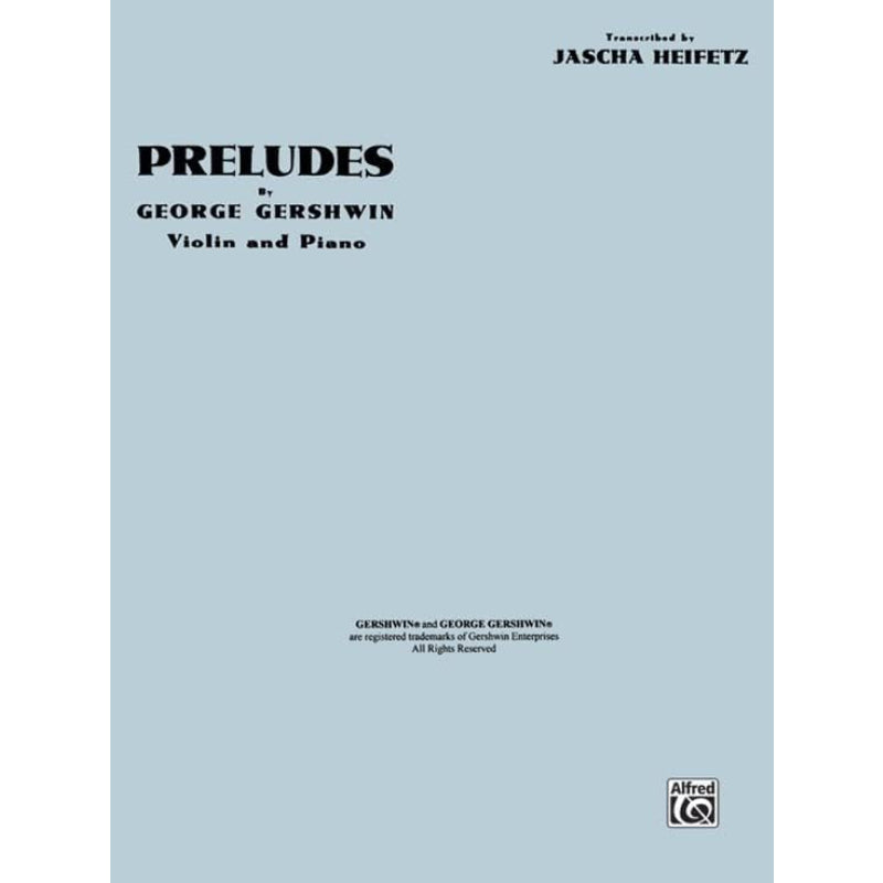 Gershwin Preludes Violin and Piano