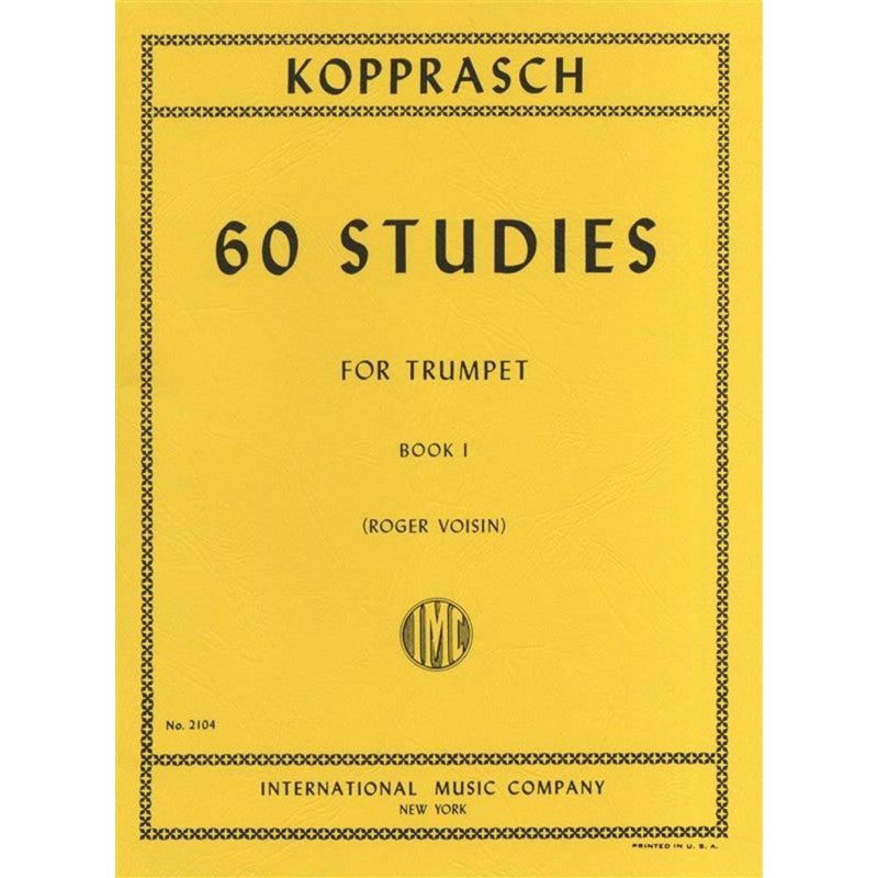 60 STUDIES BOOK 1 - C. KOPPRASCH - TROMBA - 60 STUDI