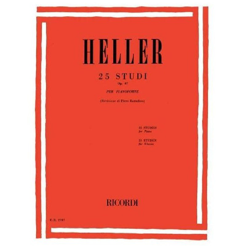 HELLER - 25 STUDI OP. 47 PER PIANOFORTE