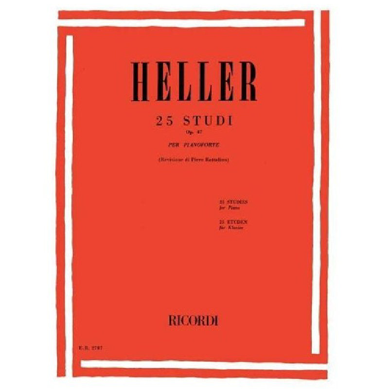 HELLER - 25 STUDIES OP. 47 FOR PIANO