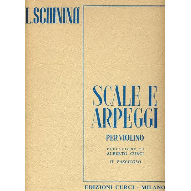 L. SCHININA' - SCALES AND ARPEGGIOS VOL. 2