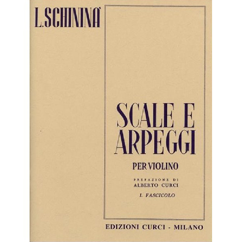 L. SCHININA' - SCALE E ARPEGGI VOL. 1