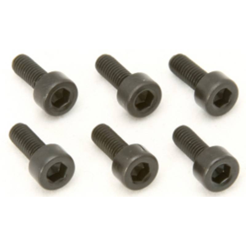 FRO-SMSB – SET OF 6 SADDLE MOUNTING SCREWS FOR AUTHENTIC FLOYD ROSE ORIGINAL SERIES BRIDGES – BLACK