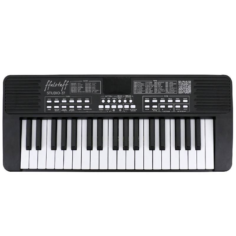 ffalstaff Rechargeable 37-Key Electronic Keyboard for School Use "Italian Design" with 200 Tones, 200 Rhythms, 50 Demo Songs