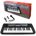 ffalstaff Rechargeable 37-Key Electronic Keyboard for School Use "Italian Design" with 200 Tones, 200 Rhythms, 50 Demo Songs