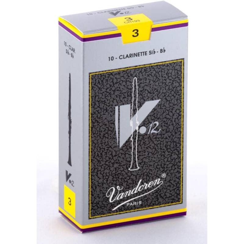 Vandoren Traditional Reeds 3 V 12 for Bb Clarinet, 10 pieces