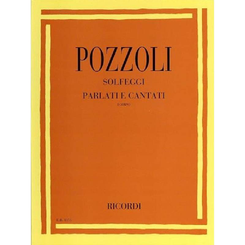 ETTORE POZZOLI - SPOKEN AND SUNG SOLFEGGI VOL. 1