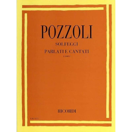 ETTORE POZZOLI - SOLFEGGI PARLATI E CANTATI VOL. 1