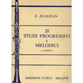 PAUL JEANJEAN - 20 PROGRESSIVE AND MELODIC STUDIES FOR CLARINET - CURCI ED.