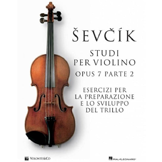 SEVCÍK - STUDI PER VIOLINO OPUS 7 PARTE 2 - IN ITALIANO - OTAKAR SEVCÍK