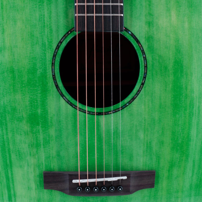 Acoustic Guitar with Spruce Top (Pastel Green) ffalstaff CD60