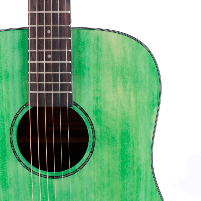 Acoustic Guitar with Spruce Top (Pastel Green) ffalstaff CD60