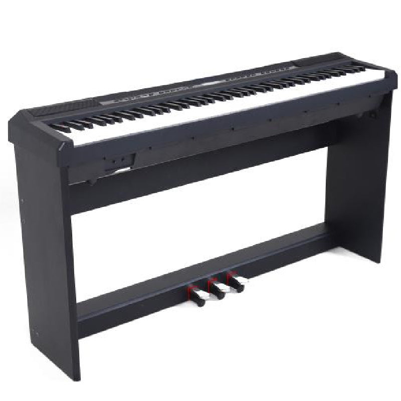 Echord DP1 Digital Piano with Cabinet, Pedalboard, and Adjustable Bench