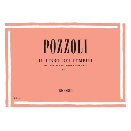 ETTORE POZZOLI - IL LIBRO DEI COMPITI FASCICOLO 1