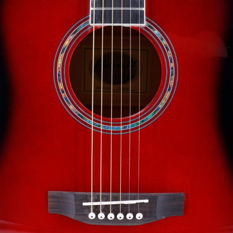 Acoustic Guitar with Spruce Top (Red Brown) ffalstaff FG414