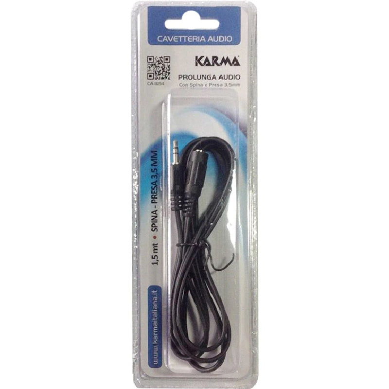 KARMA Cavo Audio JACK3.5 /presa3.5 1.5mt CA 8214