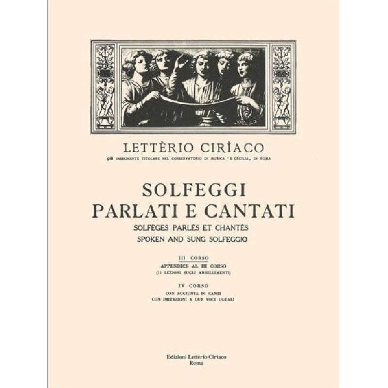 L. CIRIACO - SPOKEN AND SUNG SOLFEGGI 3rd COURSE