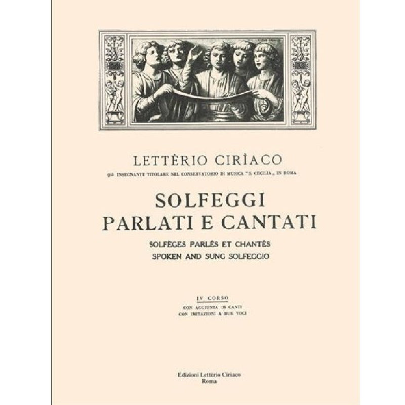 L. CIRIACO - SPOKEN AND SUNG SOLFEGGI 4th COURSE