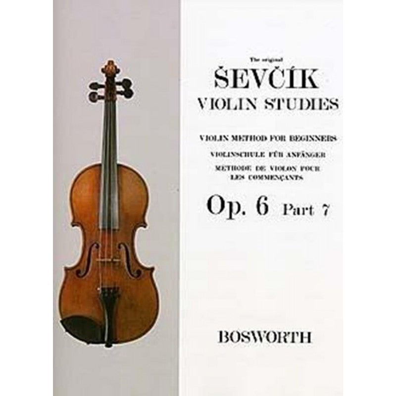 VIOLIN METHOD FOR BEGINNERS OP. 6 PART 7 - OTAKAR SEVCIK - VIOLIN