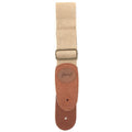 Nylon Shoulder Strap with Leather Endings (Beige)