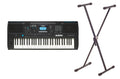 Yamaha PSR-E473 Keyboard - 61 Touch-Sensitive Keys with Stand