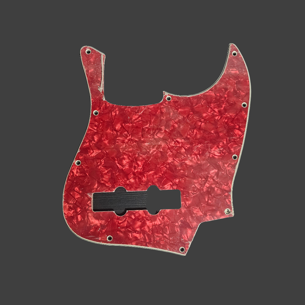 JAZZ BASS TYPE ELECTRIC BASS PICKGUARD 3-PLY TORTOISESHELL