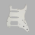 STRATOCASTER GUITAR PICKGUARD 3 PLY HUMBUCKER - WHITE