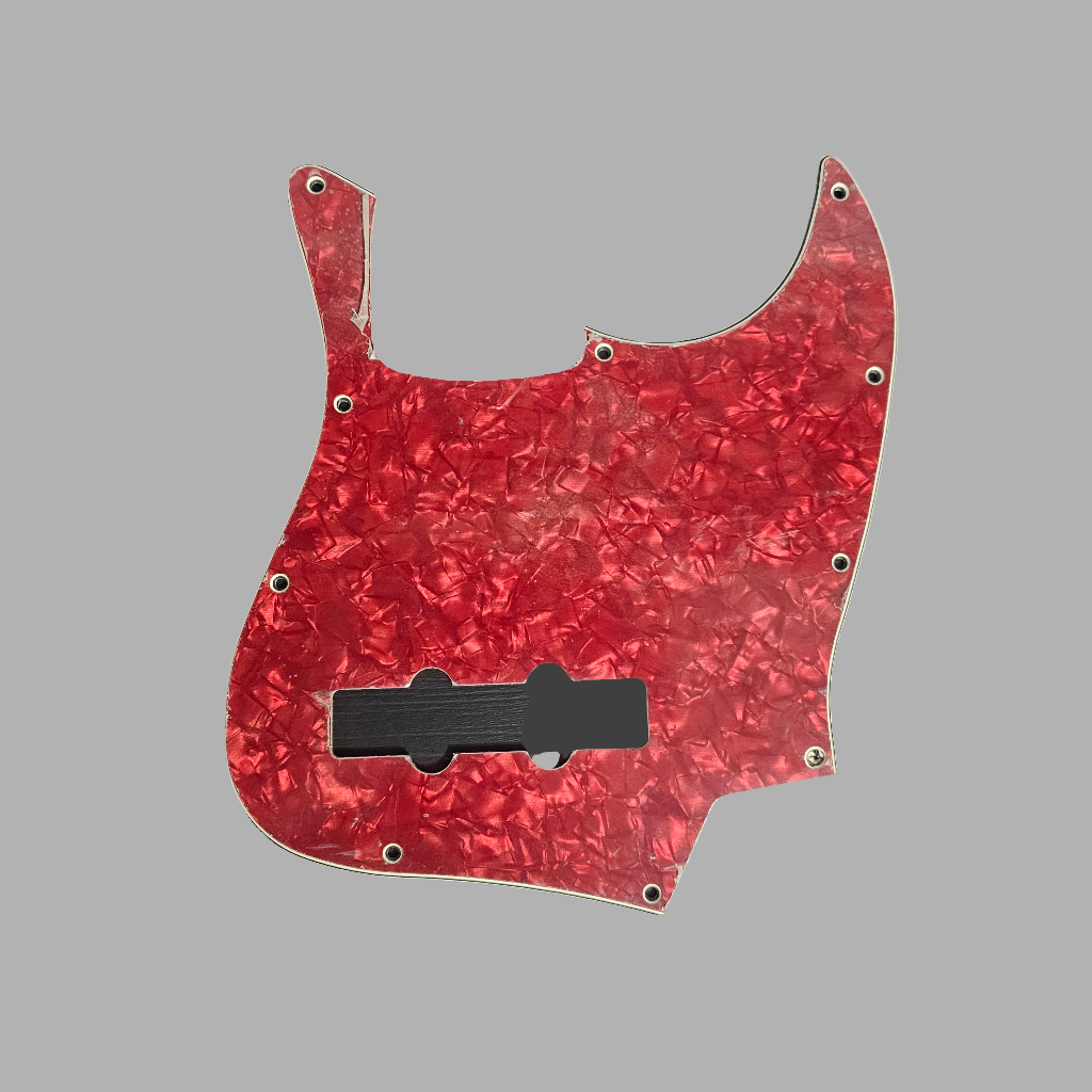 JAZZ BASS TYPE ELECTRIC BASS PICKGUARD 3-PLY TORTOISESHELL
