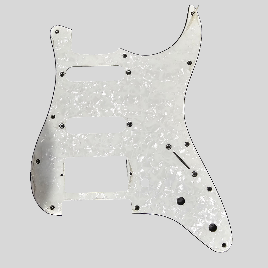 BATTIPENNA PER CHITARRA STRATOCASTER 3 STRATI  HUMBUCKER - BIANCO PERLATO