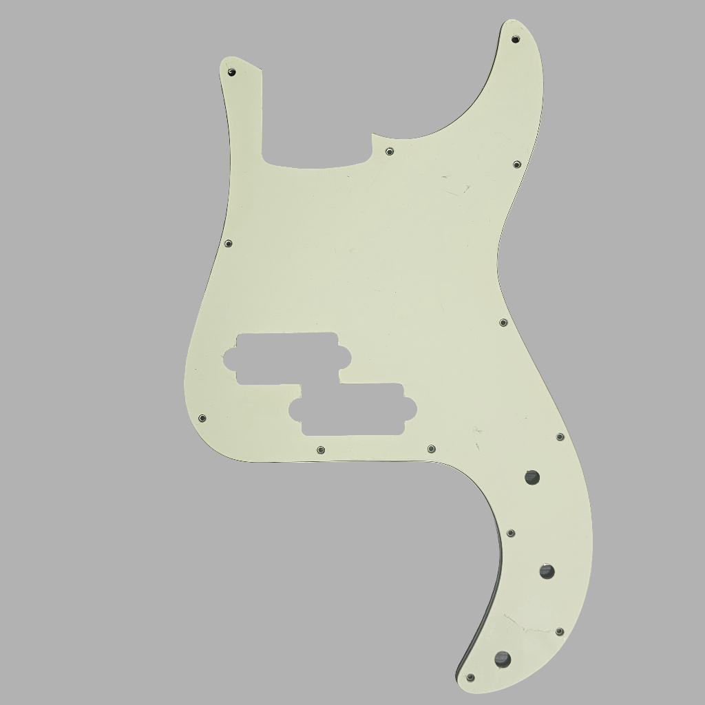 BATTIPENNA PER BASSO ELETTRICO TIPO PRECISION  BASS 3 STRATI BIANCO