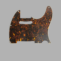 TELECASTER GUITAR PICKGUARD 3 PLY SINGLE COIL - TORTOISE