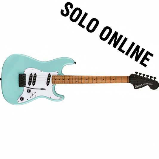 Chitarra FENDER con scritta SOLO ONLINE - formato quadrato