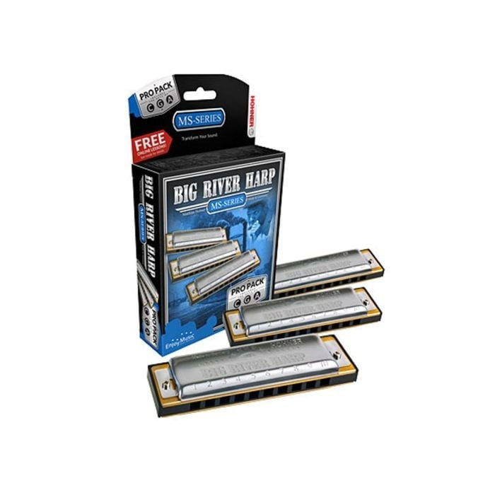 Armonica Diatonica in LA (A) - Hohner Big River Harp MS Series