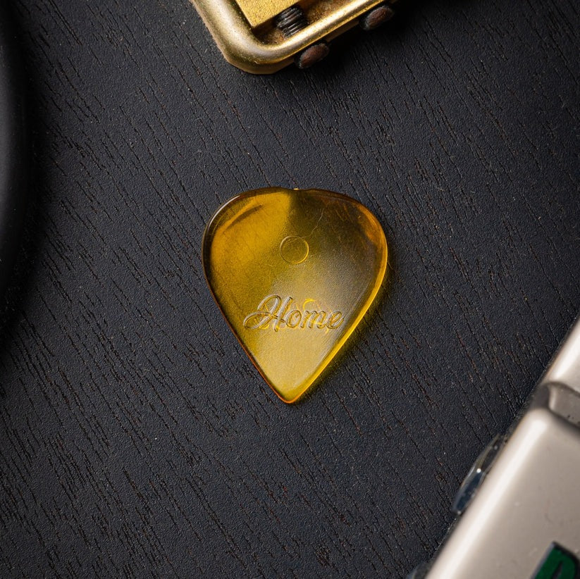 Electric Guitar Pick - Orange semi-transparent 1.2 mm home.