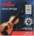 Violin Strings Nickel Silver Wound