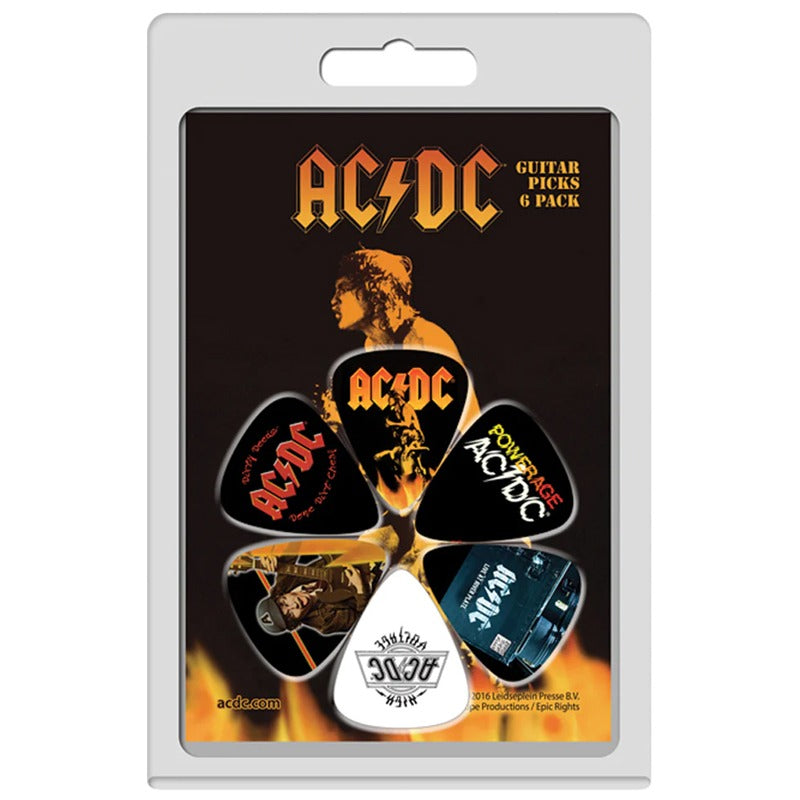 AC/DC PICKS 6-pack