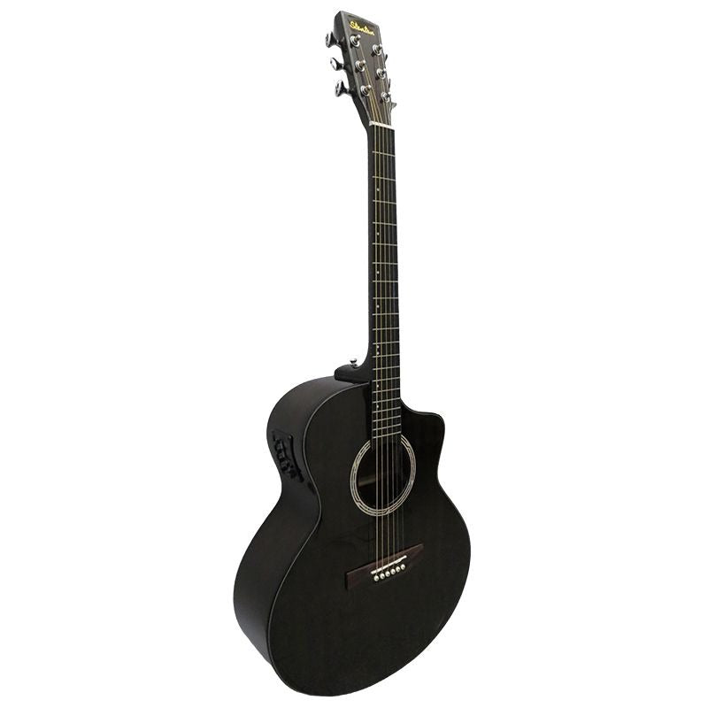 STENTON QA71 W/EQ TBK ACOUSTIC-ELECTRIC GUITAR TRANSPARENT BLACK